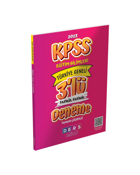 KPSS Eğitim Bilimleri 3 'Lü Fasikül Fasikül Deneme Sınavı (DK)