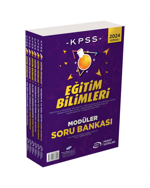 Modüler Set Eğitim Bilimleri Soru Bankası