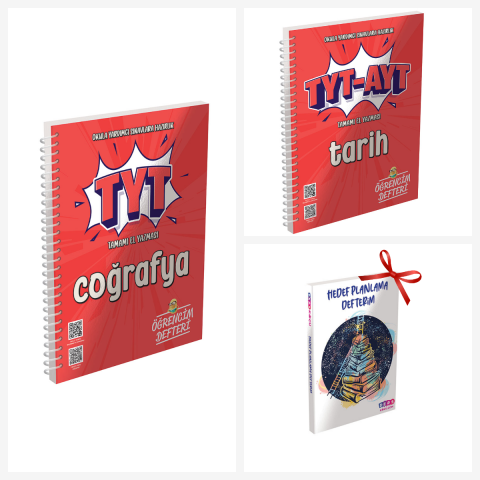 TYT Tarih-Çoğrafya Set. Hedef Planlama Hediyeli!!