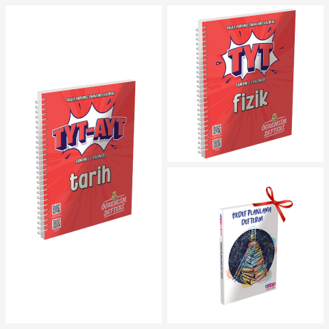 TYT Tarih-Fizik Set. Hedef Planlama Hediyeli!!